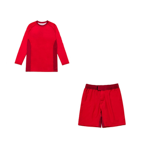 Ensemble de qualité supérieure MMA No Gi pour hommes, rashguard, shorts, combinaison de compression, vêtements de sport pour l'entraînement BJJ, la salle de sport et les exercices - Product Image 2