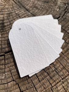Étiquettes promotionnelles sur étiquettes écologiques en papier de germination plantable pour cadeaux d'entreprise étiquettes d'anniversaire en papier plantable qui poussent des étiquettes en papier - Product Image 1