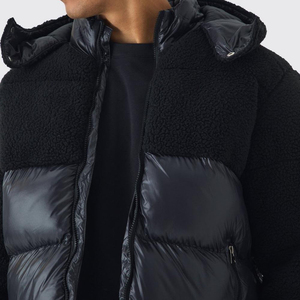 <b>Men's</b> Winter Waterproof Zipper Puffer <b>Jacket</b> Stand Cotton High Quality <b>Lightweight</b> Windproof Breathable Fashion Warm Outdoor - Product Image 3
