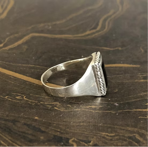 High Quality Black Onyx Fine 925 Sterling <b>Silver</b> <b>Ring</b> for <b>Men</b> & Women Handcrafted Statement Gemstone Jewelry Gift - Product Image 3