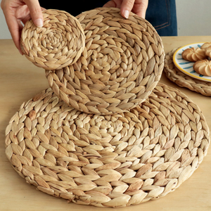 Customizable Natural Water Hyacinth <b>Placemat</b> Plate <b>for</b> Weddings and Parties Wholesale Vietnam Products - Product Image 6