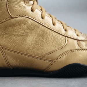 Zapatos de Boxeo de Piel para Hombre, Cierre con Cordones, Ligeros, Transpirables, con Soporte Flexible para el Tobillo, Suela Antideslizante, para Gimnasio - Product Image 6