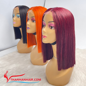 Prix usine de haute qualité 100% vietnamien Remy cheveux noir os perruque droite pas d'enchevêtrement pas de nœuds grand Stock brut groupé - Product Image 4