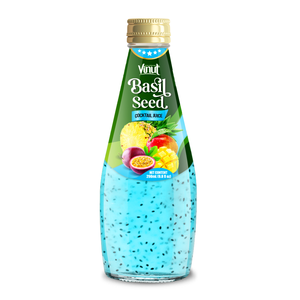 Échantillon Gratuit Marque Privée 290ml Boisson Mixte aux Graines de Basilic et de Chia VINUT Vietnam Sans Sucre Prix Usine Service OEM/ODM - Product Image 1