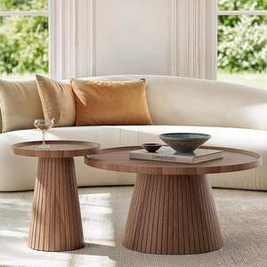 Table d'appoint en bois exquis avec des détails raffinés et une texture lisse pour une utilisation domestique haut de gamme - Product Image 2
