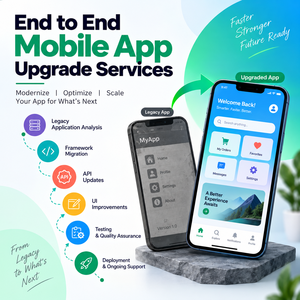 บริการย้ายแอปพลิเคชันแบบกำหนดเองสำหรับแอปพลิเคชันเก่า, แพลตฟอร์มคลาวด์, ฐานข้อมูล, API, แอปพลิเคชันมือถือ, แอปพลิเคชันเว็บ และ - Product Image 3