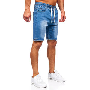 Wholesale New High Quality Eco-Friendly Summer Denim Shorts Men Plus Size High Stretch Sports Casual Hip Hop Straight Snow Wash - Product Image 2