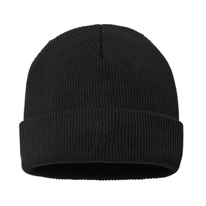 Wholesale Ribbed Knit Classic Beanie Cuffed Watch <b>Cap</b> Fisherman <b>Hat</b> Bulk Custom OEM Thick Ribbed Classic Beanie Folded Cuff Win - Product Image 2