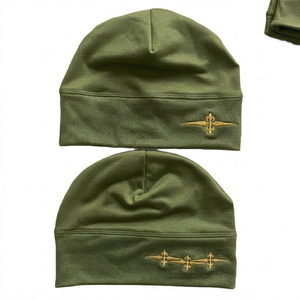 Manufacturer Trendy High Quality Breathable Custom Jacquard Brown olive <b>green</b> Adults Winter <b>Beanie</b> 100%Acrylic quick dry apparel - Product Image 1