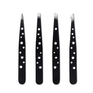 Pinzas Profesionales para Cejas de Acero Inoxidable, Punta Puntiaguda, Ligeras, Ecológicas, Reutilizables, de Lujo - Product Image 4