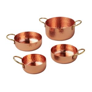 Passoire et égouttoir de cuisine en cuivre pur, nouveau design, avec poignée ergonomique en laiton, pour la restauration et la cuisine domestique - Product Image 6