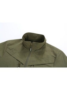 Custom Style <b>Men's</b> <b>Rain</b> Jackets Waterproof Windbreaker Casual <b>Coat</b> Zipper Closure Mountain Hiking Outerwear with Front Pocket - Product Image 3