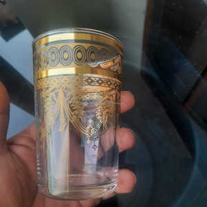 Best Selling Moroccan Tea <b>Glasses</b> with Gift Box Gold Tea <b>Cups</b> Set packed in gift box - Product Image 1