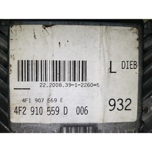 ECU และโมดูลคอมพิวเตอร์มือสอง A6 รุ่น 4F2910559D - Product Image 4