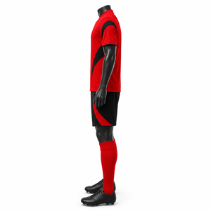 Maillots de football personnalisés grande taille à manches courtes, ensemble uniforme de football, séchage rapide, respirant, tenue d'équipe OEM, maillots de sport en gros - Product Image 3