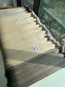 Extensiones de Cabello Humano Virgen de Lujo, 100g, 30 Pulgadas, Ondulado Natural, Color Marrón, Doble Trama, Sedoso y Sin Caída - Product Image 5