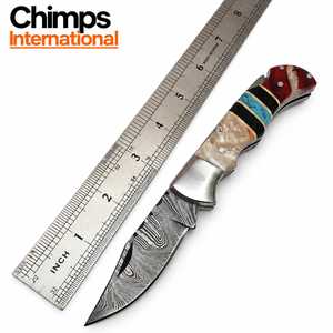 Forjado a Mano |   Cuchillo Plegable de Alta Calidad para Caza y Camping al Aire Libre con Mango de Resina, Cuchillos Tácticos de Supervivencia al Aire Libre al por Mayor - Product Image 6