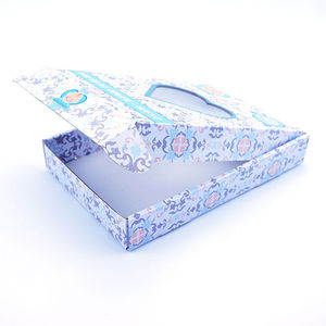 Boîte cadeau personnalisée pour vêtements avec fenêtre, boîte en papier pliable pour le rangement et l'emballage de vêtements en détail - Product Image 4