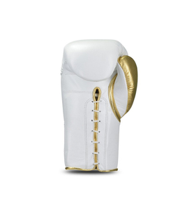 Gants de boxe professionnels sur mesure en cuir de vachette % cuir véritable avec poignées, fermeture à lacets, logo personnalisé et toutes tailles - Product Image 3