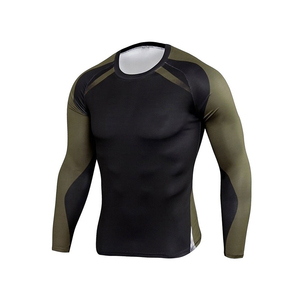 Rashguard de compression personnalisé de bonne qualité pour MMA, style tendance, impression personnalisée, ensemble de compression en promotion - Product Image 4