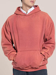 OEM Streetwear Cotton Heavyweight Oversized Double Layered Fleece Hoodie Unisex - Product Image 2