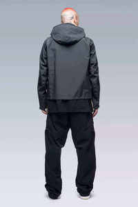 Veste technique imperméable pour homme 2026, coupe-vent tactique streetwear, style cyberpunk, avec fermeture éclair asymétrique et poches cargo, vêtement d'extérieur fonctionnel - Product Image 3
