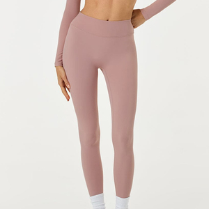 Leggings Deportivos Elásticos Sin Costuras para Mujer, Pantalones de Yoga de Cintura Alta para Fitness y Entrenamiento - Product Image 1
