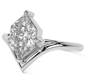 Anillo de Moissanita con Corte Marquesa Holandés, Plata de Ley 925, Chapado en Oro Blanco, Anillo de Compromiso, Boda, Novia, Joyería de Lujo - Product Image 3