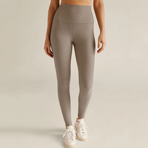 Wholesale Custom Breathable High Waist Knitted Sports Fitness Leggings Women Soft Yoga <b>Shapewear</b> Quick Dry - Product Image 5