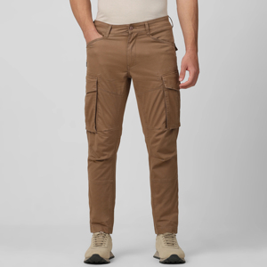 Pantalon cargo décontracté en coton pour homme, nouvelle collection, séchage rapide, coupe ample, taille élastique, devant plat, style tendance, design long - Product Image 3