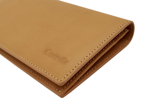 [Top Ranking] Castello Genuine Cowhide Soft Leather Slim Long <b>Wallet</b> Open Closure High Quality Polyester <b>for</b> <b>Men</b> Women Unisex - Product Image 4