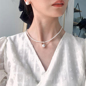 Natural Freshwater <b>Edison</b> Pearl Universal Buckle Pendant Retro Multi-functional Extreme Strong <b>Light</b> Fashion Jewelry Sets - Product Image 4