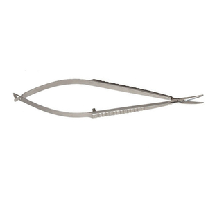 Microtijeras Oftálmicas Profesionales de Acero Inoxidable, Curvas, de Precisión, Microquirúrgicas, con Resorte, Fabricante OEM - Product Image 2