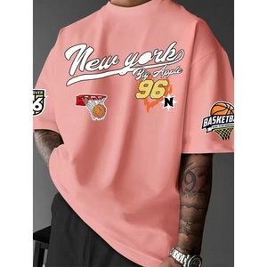 เสื้อยืดคอกลมผู้ชายทรงปกติ ผ้าฝ้าย 100% 280 กรัม เนื้อเจอร์ซีย์เรียบง่าย สวมใส่สบาย คุณภาพสูง รับสั่งทำตามแบบ จากโรงงานโดยตรง - Product Image 2