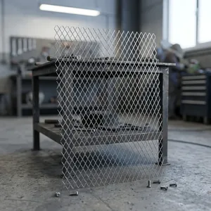 Lámina de Metal Expandido Galvanizado Industrial Q235, Rollo de Malla con Orificios Hexagonales, Rejilla de Seguridad de Alta Resistencia, Pantalla de Partición IRAJ - Product Image 1