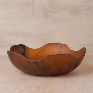 Handmade resin bowl epoxy <b>decorative</b> fruit bowl glossy finish modern <b>kitchen</b> decor centerpiece unique gift <b>item</b> - Product Image 6