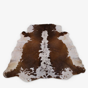 Large Cowhide Rugs 100% Cowhide Leather Rugs Tricolor Cow Hide Skin Carpet Area 15-35 SQFT Natural Cow Hide Skin Rugs - Product Image 1