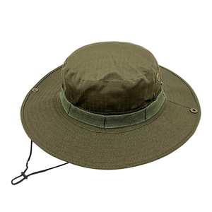Chapeau Bob Personnalisé en Popeline de Polyester pour l'Été, Respirant, à Large Bord, avec Lanière, Idéal pour la Randonnée, la Pêche, les Fêtes et les Activités de Plein Air - Product Image 1