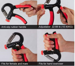 Adjustable Hand Gripper Strength <b>Trainer</b> Yellow Purple Anti Slip Handle Fitness Equipment Aluminum Alloy Straight Handle - Product Image 6