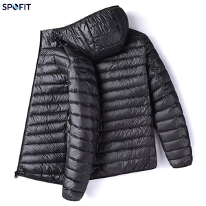 Nueva Chaqueta de Plumón para Hombre, Impermeable, Reversible, Informal, de Lana, Cálida, con Cierre y Bolsillos, Ligera - Product Image 1