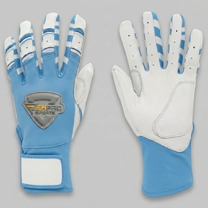 Gants de frappe de baseball professionnels unisexes en cuir de chèvre personnalisés, protection des mains, OEM, Guantes de bateo de beisbol - Product Image 3
