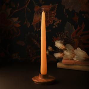 Support à bougies en bois vintage, porte-bougie décoratif classique pour les intérieurs traditionnels et luxueux, design nordique, support à bougies en bois - Product Image 4