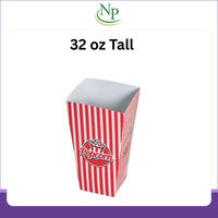 Cajas de Palomitas de Maíz de Papel de 32 oz, Ecológicas y Desechables, Fabricadas en India, de Primera Calidad, al Mejor Precio del Mercado