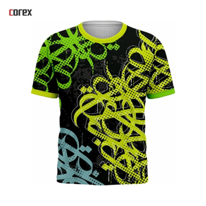 Maillot formel pour homme à col rond, design personnalisé avec logo calligraphié sur le devant, en tissu respirant par sublimation – Populaire - Product Image 4
