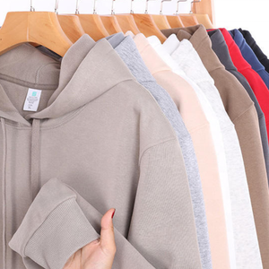 Sweatshirts à capuche et sweatshirts pour hommes en coton vierge épais avec logo imprimé personnalisé surdimensionné - Product Image 3