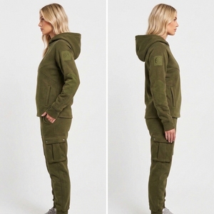 Conjuntos Deportivos de Dos Piezas de Moda para Invierno 2026, Lavados al Ácido, con Logotipo Bordado, Estilo Urbano, Casual, con Cordones - Product Image 4