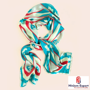 Luxury Custom Printed Long <b>Scarf</b> Soft Fabric Head <b>Scarf</b> White Label OEM ODM Textile Manufacturer Export Supplier - Product Image 4