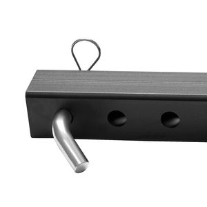 Supporto per verricello con capacità di carico di 15000 libbre / 6803 kg, ricevitore da 50,8 mm e 2 fori di montaggio, finitura a polvere, per ganci di traino. - Product Image 5