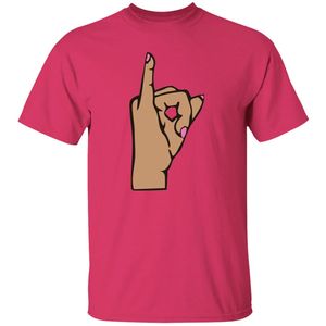 Camiseta Rosa con Estampado Serigrafiado, Manga Corta, Cuello Redondo, Algodón, Diseño Gráfico Hecho a Mano, Ropa Casual Urbana, Prenda de Moda Personalizada - Product Image 1