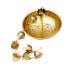 Rain Chain Iron Gold Antique Design Beautiful Metal or <b>Wedding</b> Gifts and Many More - Product Image 1